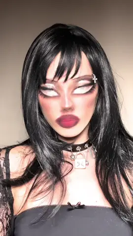 goth doll makeup for halloween. this was so fun to create :) this was my 3rd attempt at this trend by  @berny 🏹 #makeup #halloween  