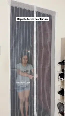 Lamok, langaw no more dito!  #magneticscreendoorcurtain #doorscreen #antimosquito #antiinsects 