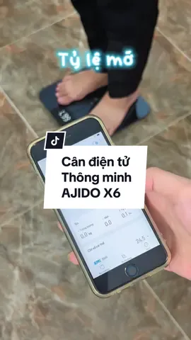 Cân điện tử đo được cả 20 chỉ số cơ thể luôn #phanhotro #ajido #candientuthongminh 