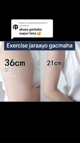 Replying to @boqorada9eylo4  excercise gacmaha jaraayo 
