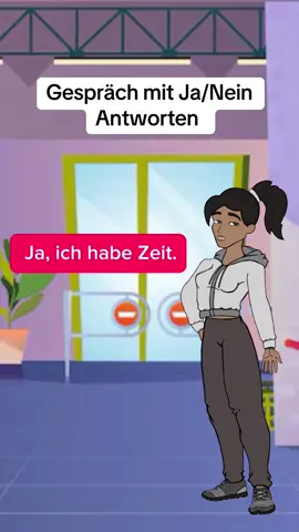 Lerne deutsch mit mir: Gespräch mit Ja/Nein Antworten #deutschlernen #gespräch #deutschsprechen #germanlanguage #deutschkurs 