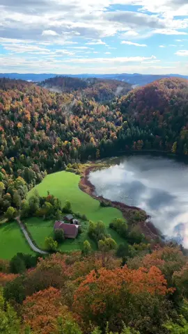 L'Automne dans les Montagnes du Jura ❤️📸🍁🌲 #automne #nature #pourtoi #foryou #intothewild #mountainlovers #lake #fall #france 