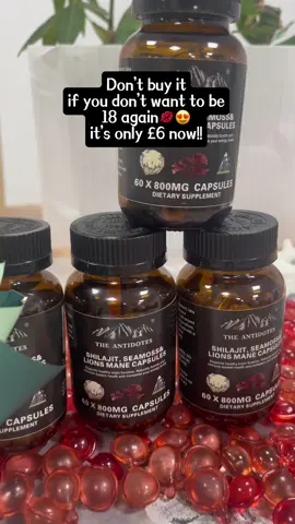 Improvement of energy levels and brain function in 30 days 🧠 #shilajit #seamoss #lionsmane #uktiktok #TikTokShop #uktiktokshop #shilajitbenefits #lionsmanebenefits #gym #energy #TikTokMadeMeBuyIt #deals 