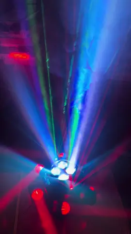 Show Time Dj 6 Arm Beam Led Moving Head Light 4 Bee Led With R/G laser 