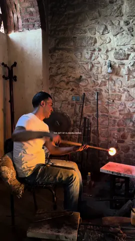 ✨ #glassblowing #glassmaking #egypt #egyptiancrafts #fyp #cairo 