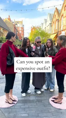 One of these jumpers is from minimalist fave The Row, while the other is from high street fave COS, but can you tell which is which? 👀 #fashiontiktok #outfitinspo #OOTD #TikTokFashion #autumnfashion #highstreet #designer #outfitdetails #guessinggames #minimic #streetinterview 