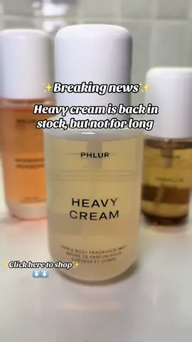 ✨Its back!! ✨ #heavycream #phlurfragrance #phlur #perfume #bodymist #fyp #viralllllll #tiktokshopaffiliate #TikTokShopBlackFriday #TikTokShopCyberMonday #TikTokShopHolidayHaul #cozycountdown #fragrance #smellgood #selflove 