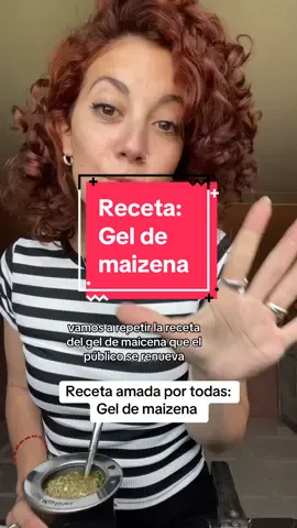 Receta para reinas en todas sus formas ✨🌸 #geldemaizena #cuidadodelcabello #cabellosanoybrillante #cabellorizado #rulosnaturales #curly #lacio #ondas #curlyhair 