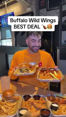 My favorite deal at Buffalo Wild Wings 🍗 #fastfood #buffalowildwings 
