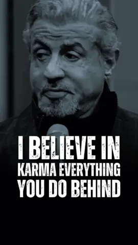 I believe in karma everything you do behind my back will come back to you tenfolds I Rocky Balboa Motivational Quotes..🗣️ . #motivation #motivationalquotes  #hustlehard #powerfulquotes #quotelife #mindsetmatters #motivationalpage #hustle #mindset #rockybalboa #LifeAdvice #lifelessons 