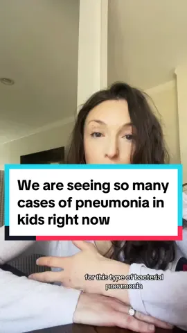 We are seeing so many cases of pneumonia in kids right now especially mycoplasma pneumonia, which does not respond to your more typical antibiotics. If your child has prolonged symptoms of cough, fever, fatigue, and just overall not getting better from what was thought to be a viral illness please make sure to have them reevaluated by their pediatrician, and if your child is having difficulty breathing or is unable to drink enough fluids to maintain hydration, please bring them to the ER! ##pediatrician##pediatrichospitalist##pneumonia##hospitallife