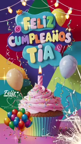 Que Dios bendiga siempre a mi Tía. Dios me la guarde , la proteja y le dé mucha salud. 💐🥰🫂 La quiero mucho tía Betty.  #felizcumpleañostia🎂 