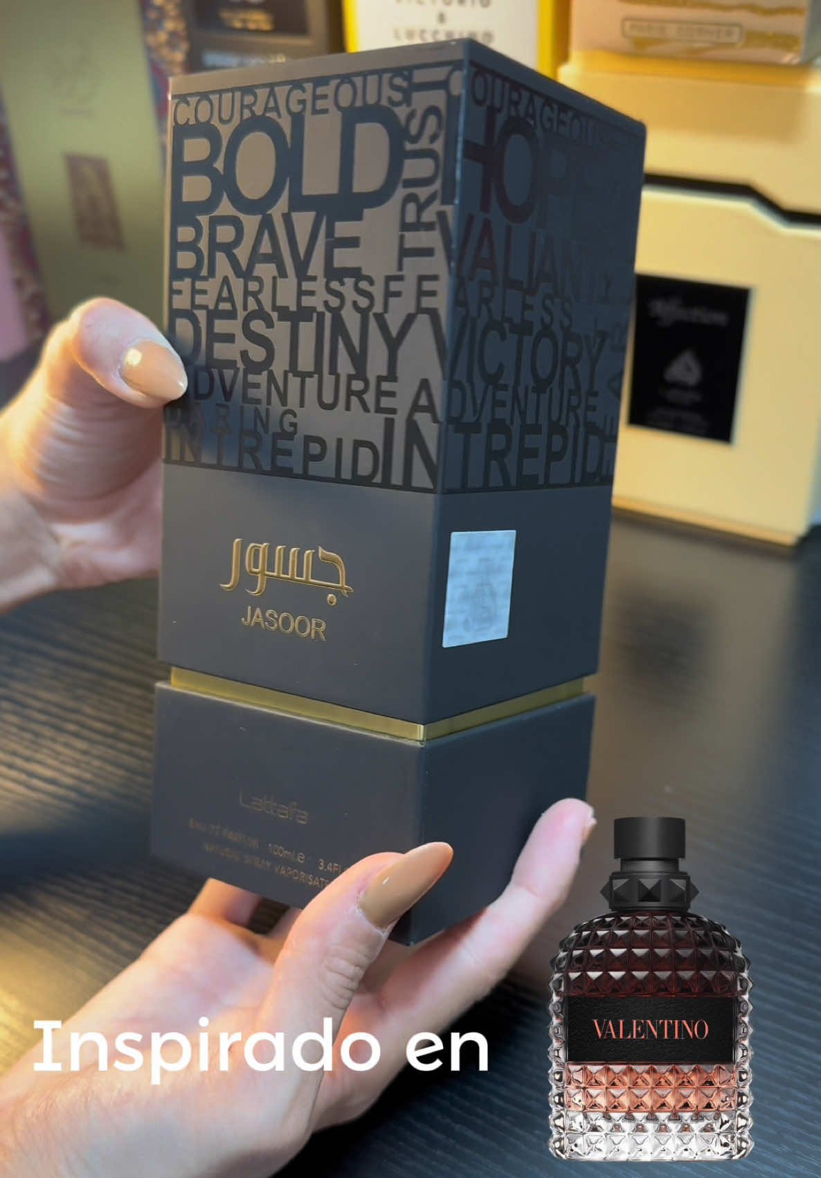JASOOR 🤤🖤 #man #fragancias #perfumecollection #parati #fashion #fy #fyp #elegant #lattafa #perfumesarabes #viral #parfum #foryou 