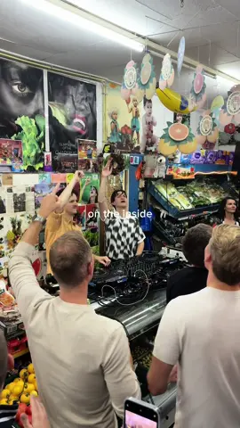 never thought i would find mr. belt & wezol throwing a party in a grocery store @Mr. Belt & Wezol #rave #dance #foryou 