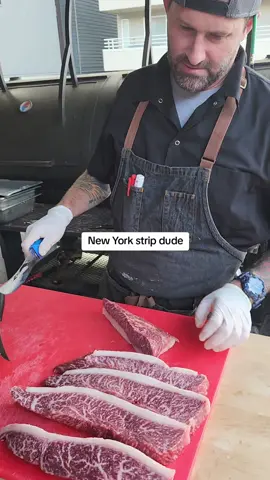 Portioning a beautiful Full Blood #Wagyu #Coulotte. What do you call this cut? #Picanha , Sirloin Cap ? #steak #wagyusteak #wagyubeef #steaks #meatdudes #meatpodcast 