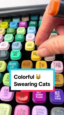 Swearing Cats Coloring #funnycats #swearing #funnypets #catmom #catdad #catmomlife #swearwords #coloringtok #adultcoloringbook #kitty #cats #cattok #catsoftiktok #catlady #catdaddy #cat #colorwithme #catlover #sassy 