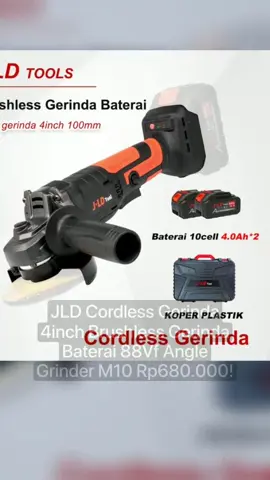 JLD Cordless Gerinda 4inch #gerinda #anglegrinder #jld #powertools #beliditiktok #racuntiktok #cuantanpabatas 