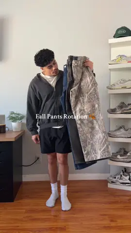Absolutely love all of these 🔥👌Where the pants are from 👉 1,2,&3- @abercrombie  #4 - @gap  #mensfashion #streetwear #pants #falloutfits #outfitideas #baggypants 