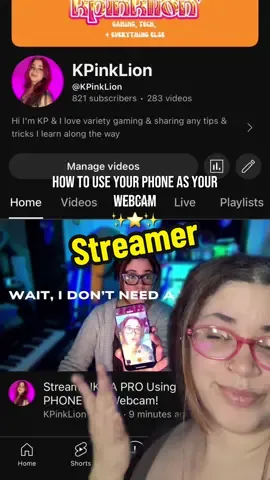 Wanna learn how to use your phone as your webcam  #greenscreen #twitchaffiliate #girlgamer #pcgaming #twitchtips #streamertips 