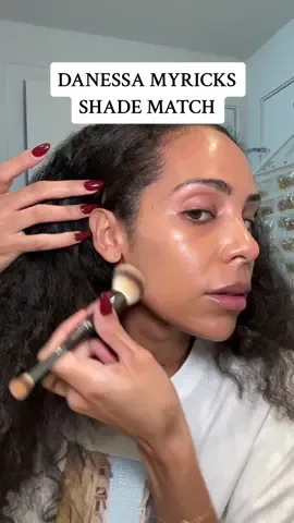 wearing shade 10 in @DanessaMyricksBeauty #yummyskintint ✨ #brownskinmakeup #tanskintone #skintintreview #danessamyricksyummyskin #shadematching 