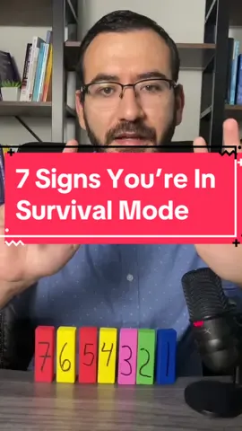 7 Signs You’re In Survival Mode #survivalmode #feelingexhausted #emotionallyexhausted #sadtok #feelingtired #sadtiktok #highfunctioningdepression 