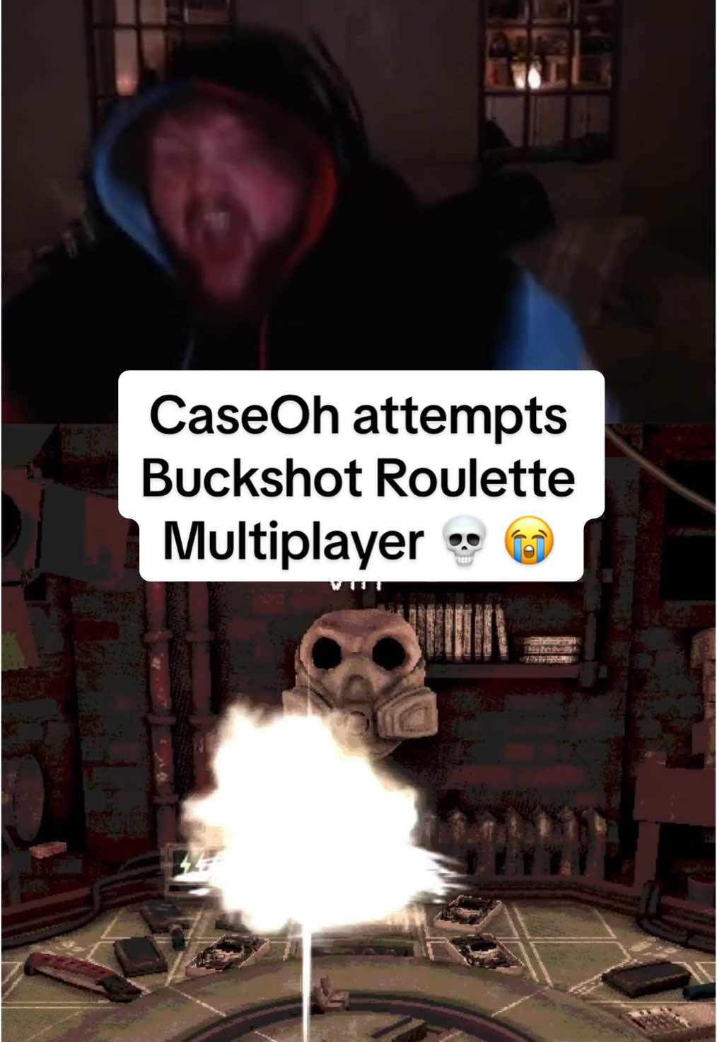 CaseOh plays Buckshot Roulette Multiplayer early 💀 #caseoh #buckshot #caseohgames #caseohclips #caseohfunnymoments #clips #buckshotroulette 
