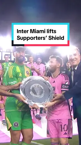 @InterMiamiCF makes history 🛡️ #MLS #messi #intermiami #trophy #celebration #fans #Soccer 