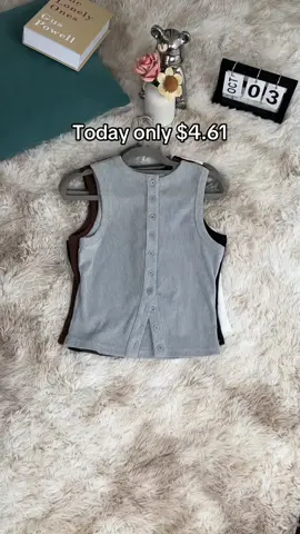 Classic cotton solid-color casual vest! With buttons for a simple yet stylish look. Soft and comfortable, perfect for your laid-back days. Get yours now and embrace effortless fashion. 😎 #pajamas #pajamaset #loungeset #sleepwear#nightwear  #outfit(topic) #croptops #loungewear #womenfashion  #GymTok #gymgirlies #gymootd #GymLife #gymoutfit #gymgirlsoftiktok #sport #spotlightfinds #spotlightfashion #fyp #dealsfordays #giftfromtiktokshop #TikTokShop #halaratiktokshop #fashiontiktok #2pieceset#spotlightfinds #spotlightfashion #luminous #ttshop #fashionfinds #OOTD #soft #quality #girls #feelinggirl #fypage #fypシ゚viral #fyppppppppppppppppppppppp #foryou #foryoupage #forya #tryon #tryonhaul  #fallfreshness  #fall #summergames  #halloweencostume #halloween2024 #holloweenoutfit #holloween #holloweenlook #holloweenparty #carton #spooky #spookyseason #spookyszn #spookyscaryskeletons #spookymonth #spookytokdy