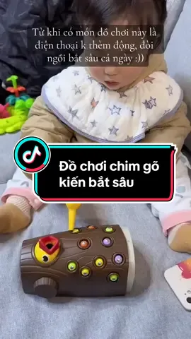 Bộ đồ chơi chim gõ kiến bắt sâu cho bé #reviewmevabe #chamcon #nuoicon #embe #xuhuongtiktok 