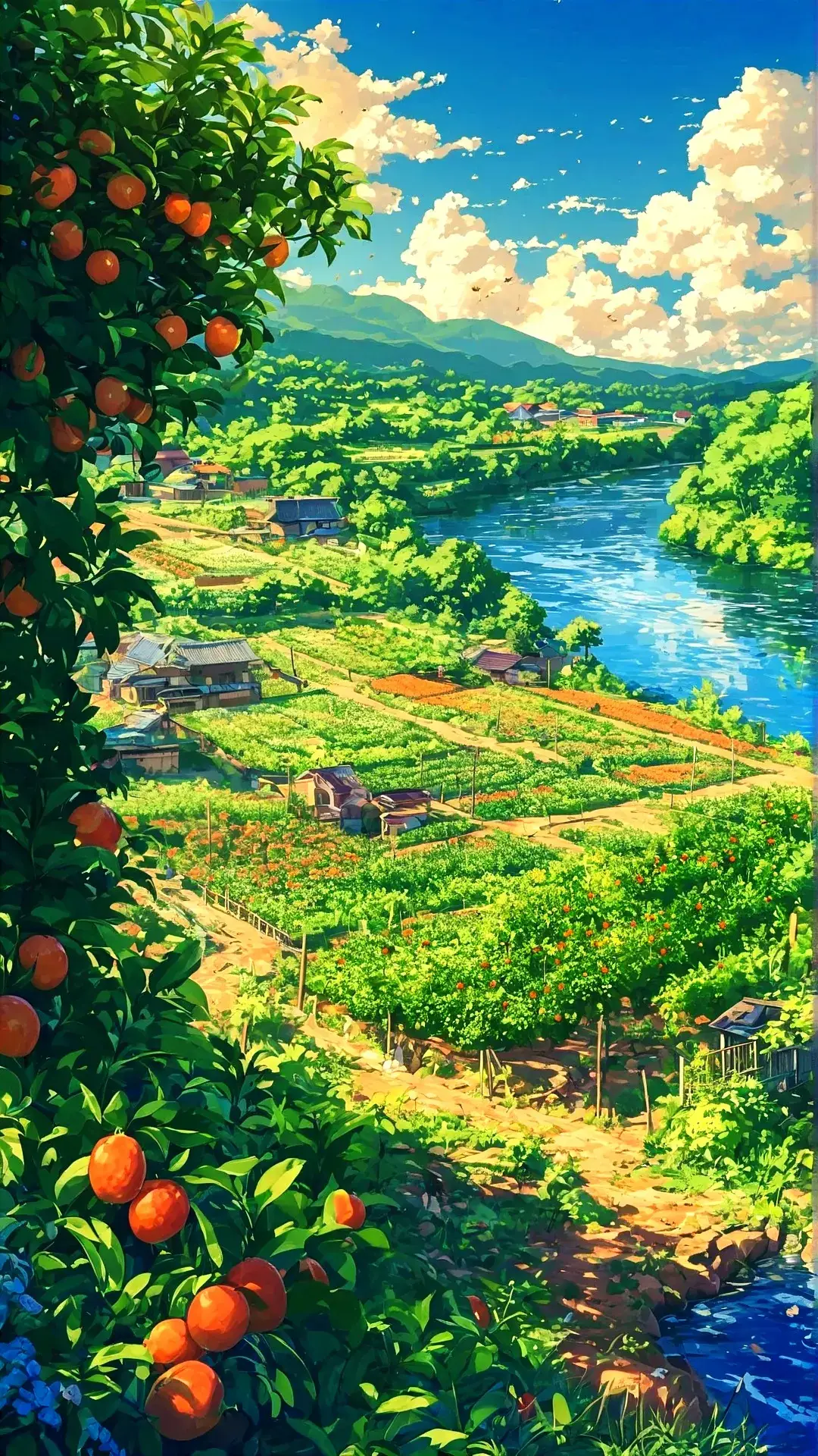 Nghĩ về tới nhà nhỏ trên thảo nguyên xanh 🌿🍀 #xuhuong #tamtrang #hìnhnền #anime #canhdepngayvuibietbaogio #binhyen #wallpaper #chill #aiart #tichcuc #foryou #tranhAI #chualanh 