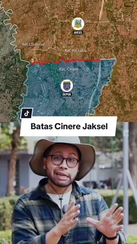 Batas Cinere (Depok) dan Cilandak (Jaksel) with @Calon Wali Kota  #fyp #batas #border #perbatasan #cinere #depok #jaksel #jakartaselatan #jakarta #map #peta #edukasi #pengetahuan #serunyabelajar #mhsgeo 