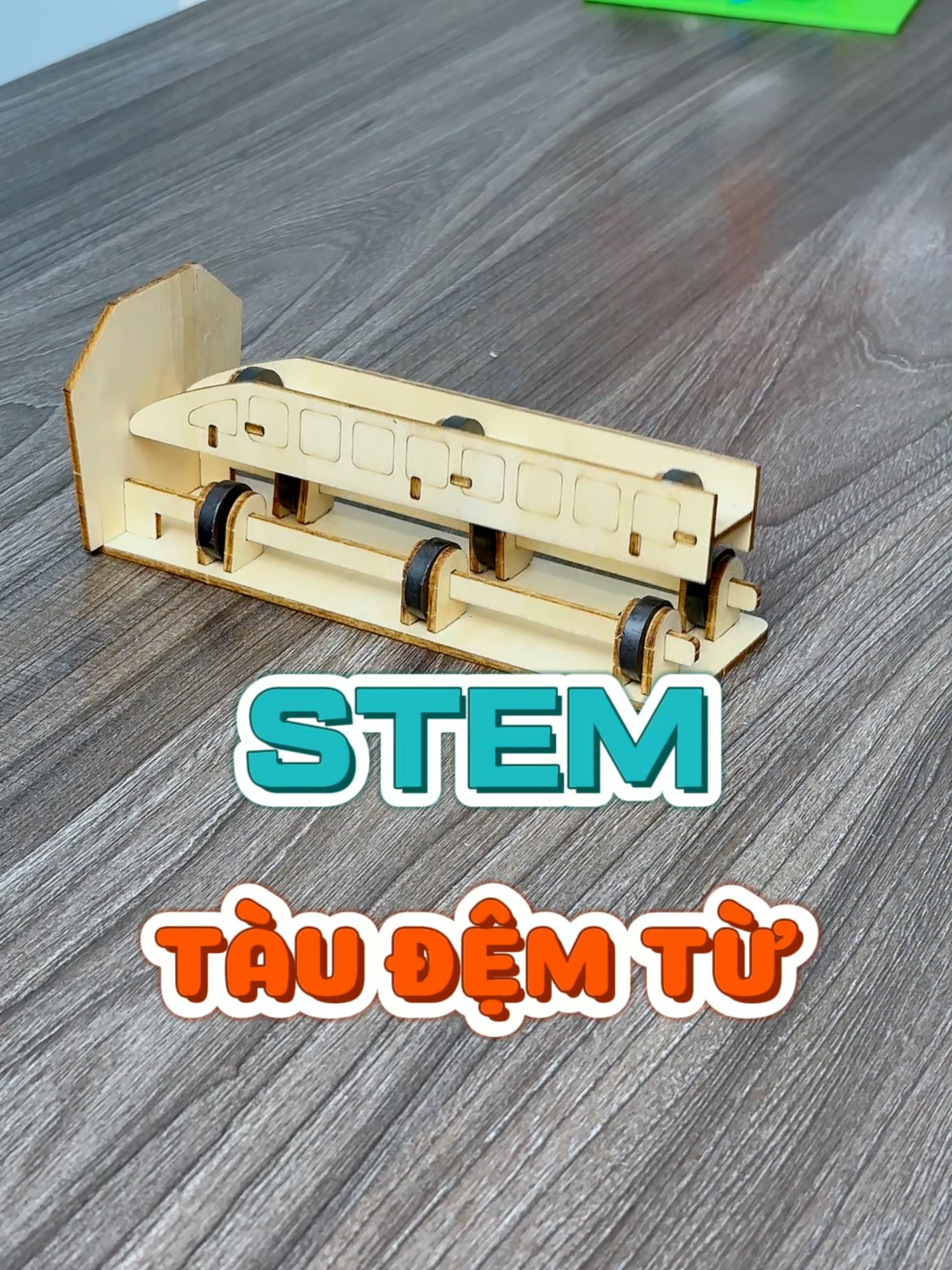 STEM lắp ráp tàu đệm từ #4dstem #stem  #dochoitreem