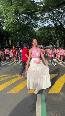 im just a girl 🎀💗🤍💝✨ Womens Run 10km in a cutesy skirt, very demure, very mindful Coquette and Runner girlie @Women's Run PH  #runtok #Running #training #fypppppppppppppp #runph #funrun #WomensRun