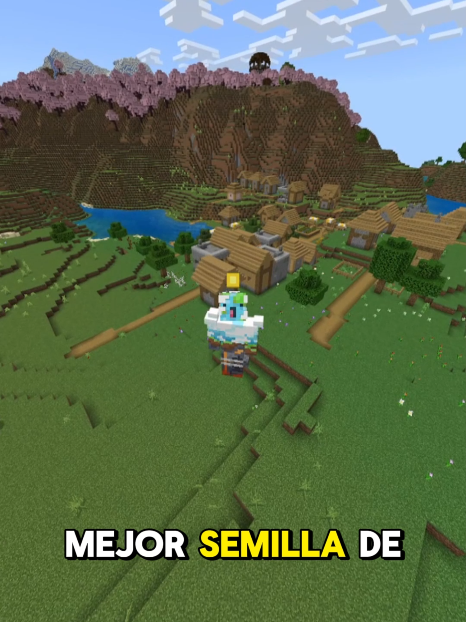 La Mejor semilla para Minecraft Bedrock 1.21 😲 #Minecraft #gamerentiktok