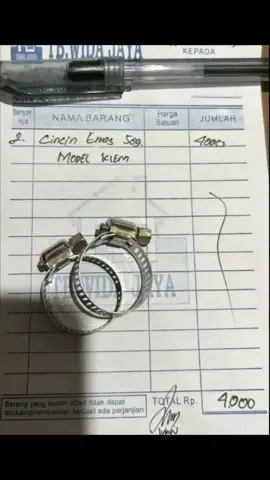 isone tuku cincin selang kompor disik sementra