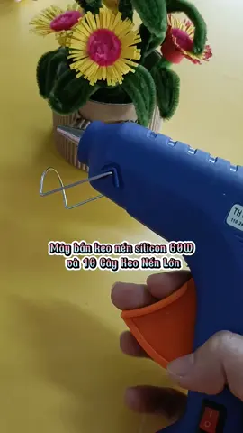 Máy bắn keo nến silicon 60W và 10 Cây Keo Nến Lớn #taphoa7700 #xuhuong #thinhhanh #maybankeonen #sungbankeo 