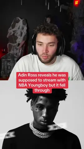 Adin Ross reveals he was supposed to stream with NBA Youngboy but it fell through #adinross #nbayoungboy #rap #viral 