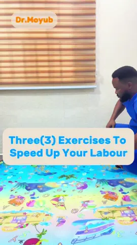 Three exercises to speed up your labour. #exercises #pregnant #dr_moyub 