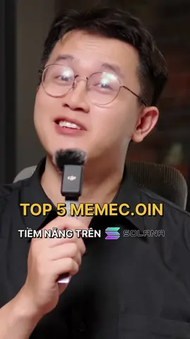 Top 5 meme tiềm năng trên Solana cho anh em tham khảo #dcgr #5phutcrypto 