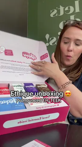 Beautiful and sustainable 🙌🏼 so thrilled thank you @Ethique 😍 #Sustainability #SustainableBeauty #ethique #ethiqueproducts 