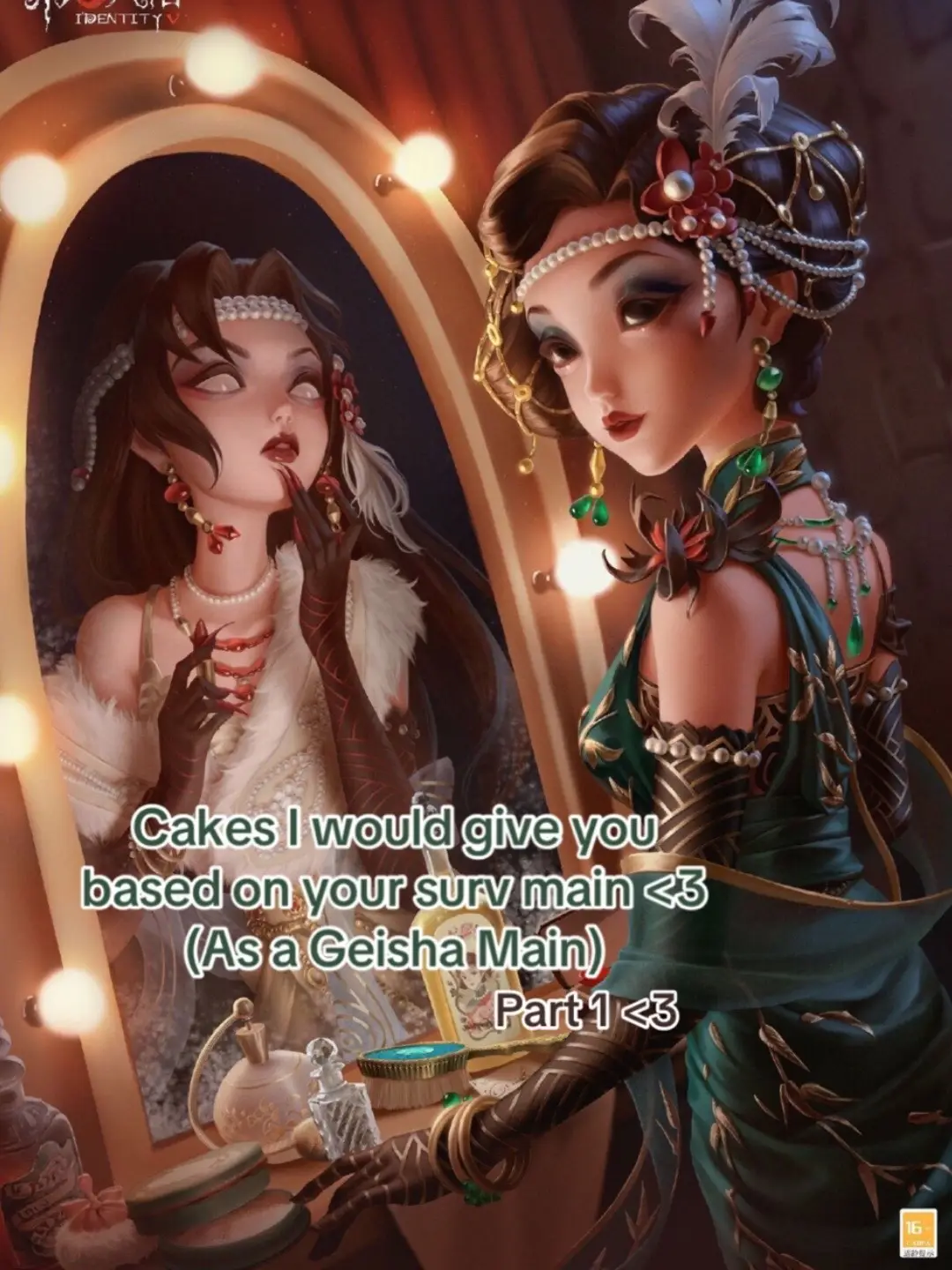 Repost bro #idv #identityv #id5 #identity5 #cakes #main #geishamain #survivors #fyp #foryou #identityvmains #idvsurvivor #fyp 