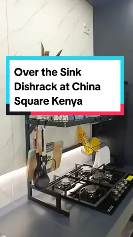 Over the sink dishrack at China Square Kenya!  This should obviously be set up over the sink, and your space will look neat and tidy! 😃 .  .  .  .  #ChinaSquareKenya #thikaroad #langata #karen #mombasa #organizer #CleanTok #kitchenware #dishrack