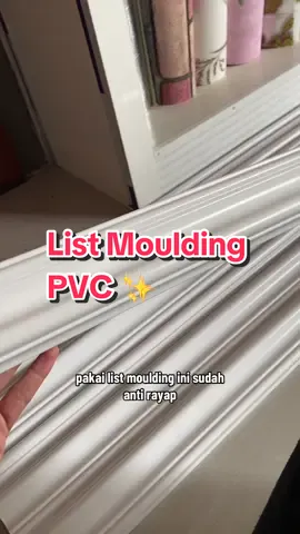 Ready stock list moulding PVC 🔥 #listmoulding #mouldingpvc #listmouldingpvc #pvcmoulding #homedecor #interiordesign #rumahmodernminimalis #rumahminimalis #fypp 