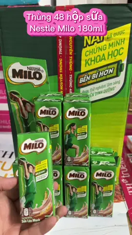 Thùng 48 hộp sữa Nestle Milo 180ml #nestle #milo #suamilo 