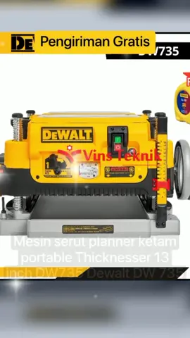 Mesin serut planner ketam portable Thicknesser 13 inch DW735 Dewalt DW 735 Turun harga menjadi Rp12.500.000!
