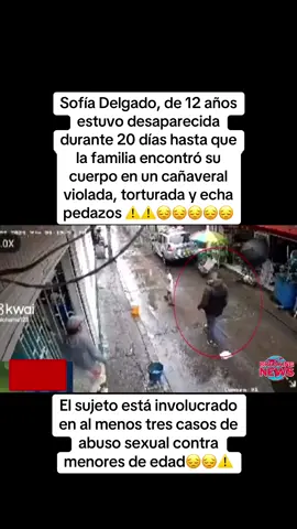 # #SofíaDelgado, de 12 años, estuvo #desaparecida durante 20 días hasta que su cuerpo fue #encontrado en una plantación de caña en #colombia #Autoridades allanaron el negocio de #BrayanCampo, un vecino de la familia, y encontraron restos biológicos de la niña. El sujeto confesó el #crimen y se sabe que está involucrado en al menos tres casos de#abuso sexual contra menores de edad.#terriblecrimen#SofíaDelgado #desaparecida #cuerpo #terror #orrendos #crimenes #colombia #bogota #cadenaperpetua #viral #news#justicia#desaparición #justiciaparasofia#bogotacolombia #fyp#parati#terror#luto#dolor#sad#familiadestruida # 