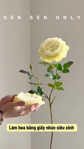 Lại 1 siêu phẩm hoa giấy nhún nữa các bác uii 🌼 siêu xinhhhh #DIY #xuhuong #trending #sangtao #handmade #bohoa #hoaxinh #20thang11 #thuconghandmade #viral 