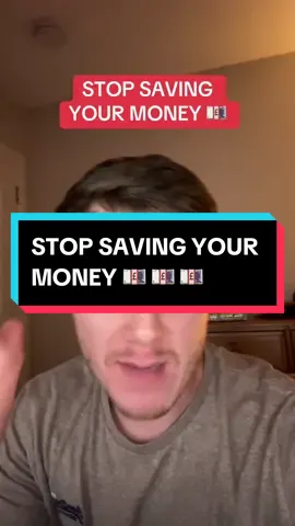 Saving money will NEVER make you wealthy! ❌🙅‍♂️😪 #investingforbeginners #investingexplained #investing101 #financialeducation #financialfreedom 