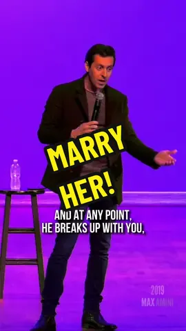 He proposed but only after she put up a billboard on his way to work 🤣 #engaged #married #maxamini #standupcomedy #fyp