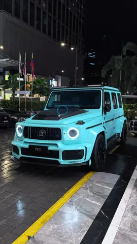Tiffany blue🩵 #mercedesbenz #mercedesg63  #brabus #carsoftiktok #kualalumpur 